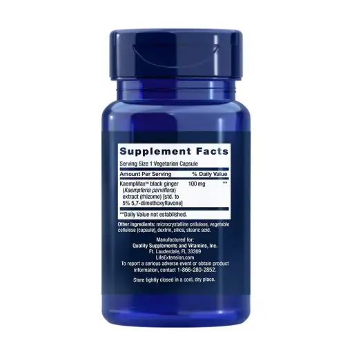 Male Vascular Sexual Support – 30 vcaps | Life Extension - Image 2