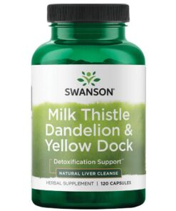 Milk Thistle Dandelion & Yellow Dock - 120 caps
