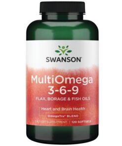 MultiOmega 3-6-9 - Flax & Borage & Fish Oils - 120 softgels