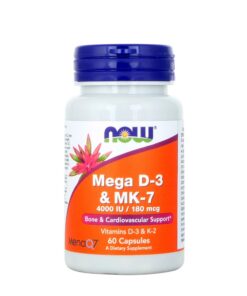 NOW FOODS Mega D3 & MK-7 (60 caps.)