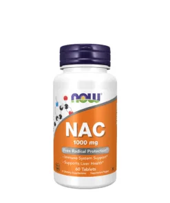 NOW NAC - Acetyl-Cysteine 1000 mg (60 Tablets)