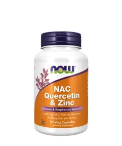 NOW NAC Quercetin & Zinc (90 Veg Capsules)