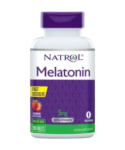 Natrol - Melatonin 5 mg 150 Jordbærtabletter