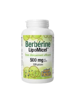 Natural Factors Berberine LipoMicel Matrix (120 Softgels)