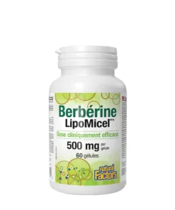 Natural Factors Berberine LipoMicel Matrix (60 Softgels)
