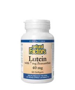 Natural Factors Lutein 40 mg with Zeaxanthin (60 Softgels)