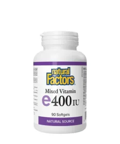 Natural Factors Mixed Vitamin E Natural Source 400 IU  (90 Softgels)