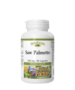 Natural Factors Saw Palmetto 500 mg (90 Capsules)
