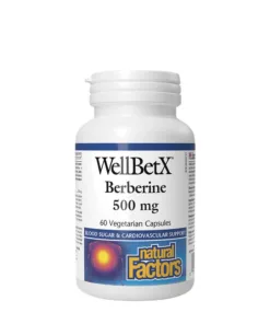 Natural Factors WellBetX Berberine 500 mg (60 Capsules)