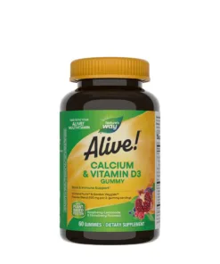Natures Way Alive!® Calcium + D3 Gummies (60 Gummies)