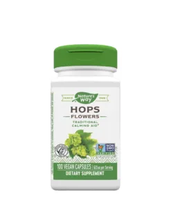 Natures Way Hops Flowers (100 Capsules)