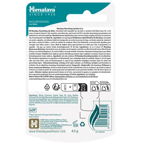 Himalaya Nourishing Lip Balm – 4.5g - Image 2
