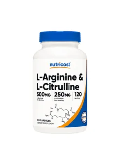 Nutricost L-Arginine L-Citrulline Complex Capsules (120 Capsules)