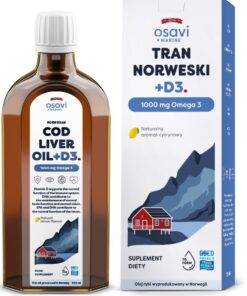 OSAVI Norwegian Cod Liver Oil +D3