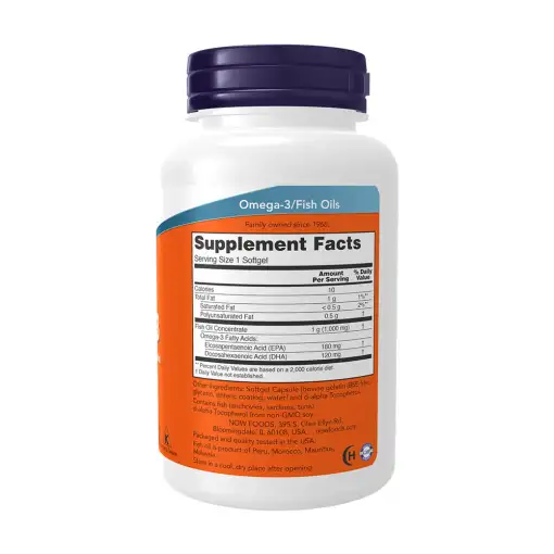 Omega-3 Enteric Coated – 90 Softgels | NOW Foods – Bild 2
