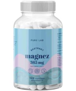 PURE LAB Magnesium 365 mg  (120 caps.)