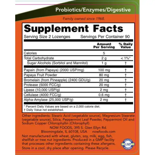 Chewable - 180 lozenges