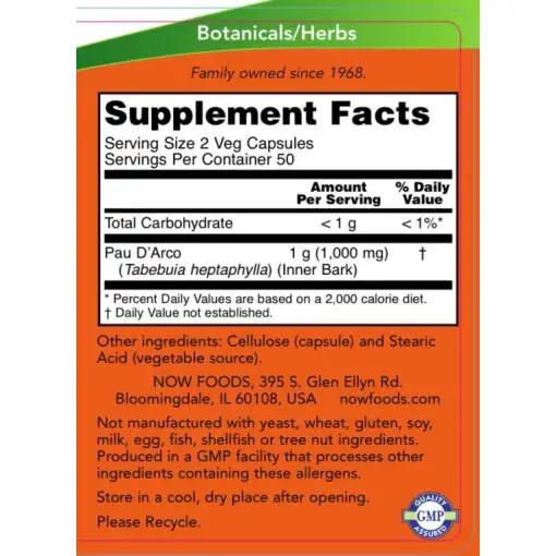 500 mg - 100 gélules végétales