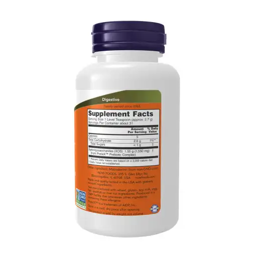 Prebiotic Bifido Boost Powder – 85g | NOW Foods - immagine 2