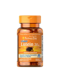 Puritans Pride Lutein 20MG With Zeaxanthin (60 Softgels)
