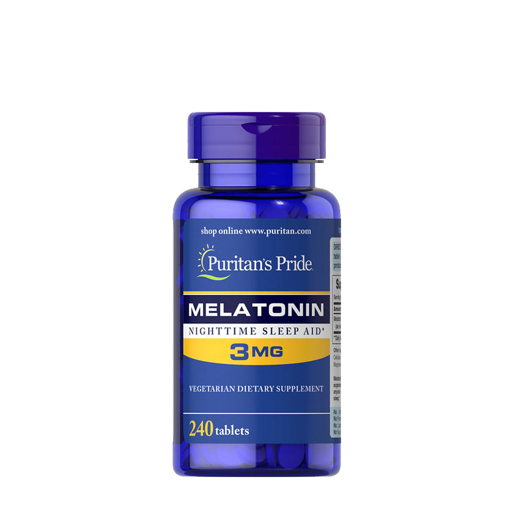 Puritans Pride Melatonin 3 mg (240 Tablets)
