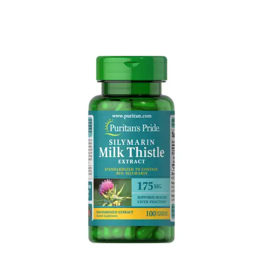 Puritan's Pride Cardo mariano standardizzato 175 mg (silimarina) (100 capsule)