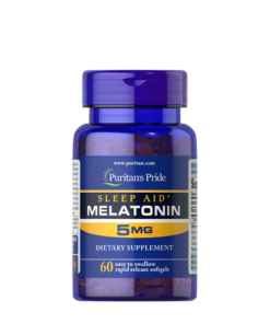Puritan's Pride Sleep Aid Melatonin 5 mg (60 Softgels)