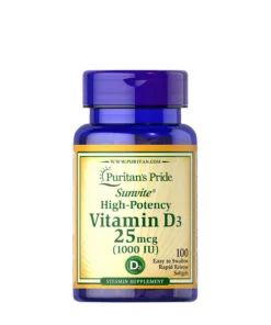 Puritan's Pride Vitamin D3 1000 IU (100 Softgels)