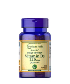 Puritan's Pride Vitamin D3 5000 IU (100 Softgels)