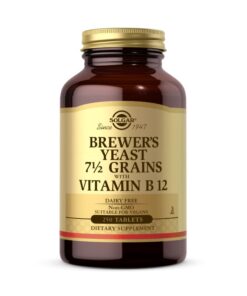 SOLGAR Brewer's Yeast 7 1/2 Grains with Vitamin B12 (250 tabs)