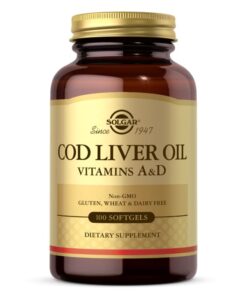 SOLGAR Cod Liver Oil - Vitamins A&D (100 caps)