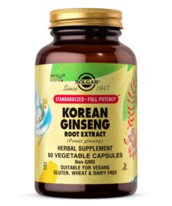 SOLGAR Korean Ginseng Root Extract SFP (60 caps)