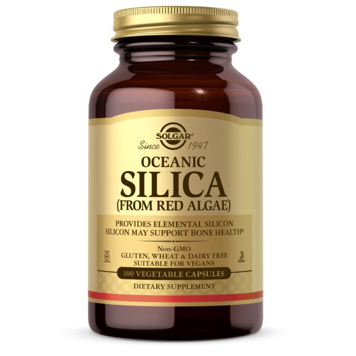 SOLGAR Oceanic Silica from Red Algae (100 caps)
