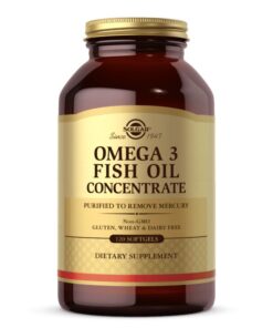 SOLGAR Omega 3 - Fish Oil Concentrate (120 caps)