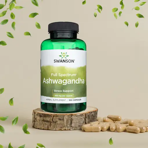 Swanson Ashwagandha 450mg – 100 Capsules – Bild 3