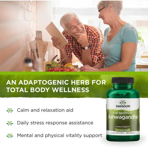 Swanson Ashwagandha 450mg – 100 Capsules – Bild 5