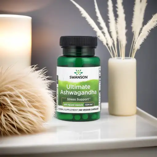 Swanson Ashwagandha KSM-66® 250mg – 60 Veggie Capsules – Image 7