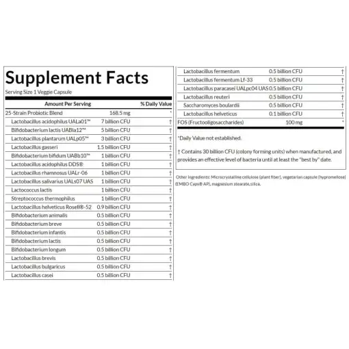 Swanson Epic Pro 25-Strain Probiotic – 30 Veg DRcaps - Image 6