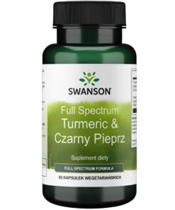 SWANSON FS Turmeric Czarny pieprz 60 kaps