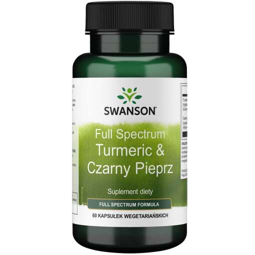 SWANSON FS Turmeric Czarny pieprz 60 kaps