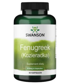 SWANSON Fenugreek (Kozieradka) 610mg 90 kaps
