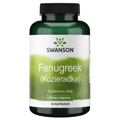 Swanson Fenugreek 610mg – 90 Capsules - Image 2