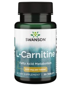 SWANSON L-karnityna 500mg 30 tabl