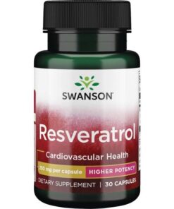 SWANSON Resweratrol 250mg 30kaps