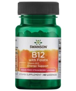SWANSON Witamina B-12 + kw.foliowy 60 tabs.