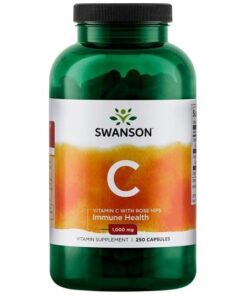 SWANSON Witamina C1000 + dzika ró¿a 250 kaps