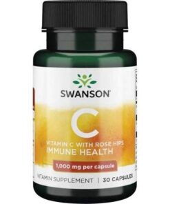 SWANSON Witamina C1000 + dzika ró¿a 30 kaps