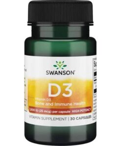 SWANSON Witamina D-3 1000IU 30kaps