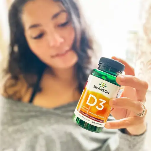 Swanson Vitamin D-3 2000 IU – 250 Capsules - Image 3