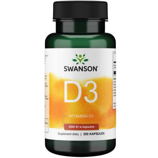 SWANSON Witamina D-3 2000IU 250kaps